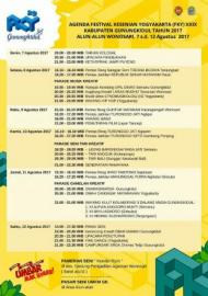 AGENDA FESTIVAL KESENIAN YOGYAKARTA (FKY) XXIX