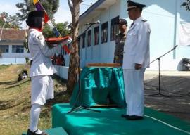  Upacara HUT RI di Lapangan Kerdonmiri Kecamatan Rongkop