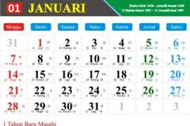 Agenda Bulan Januari 2018