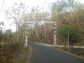 Gapura pintu masuk padukuhan 