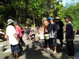 kerja warga pembangunan CRB