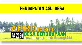 Rencana Penggunaan Pendapatan Asli Desa (PAD) Tahun 2020