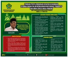 SE, Kegiatan Di Rumah Ibadah di Masa Pandemi