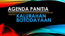 Agenda Panitia Pelaksana Pengisian Dukuh Bulan FEBRUARI