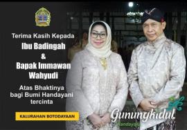 Terima Kasih Ibu Badingah dan Pak Imawan