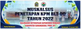 MUSKAL KHUSUS PENETAPAN KPM BLT-DD TAHUN 2022