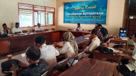 TPK bersama Lurah adakan koordinasi persiapan Rehab Cor Jalan Lingkungan 