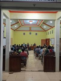 PEMKAL  BOTODAYAAN DAN TPK PEMBANGUNAN TALUD ADAKAN SOSIALISASI DI PADUKUHAN BOTOTLOGO