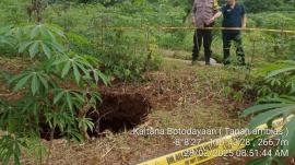 Tanah Amblas di Bulak Glagah Ombo, Penanganan Akan Dilakukan Gotong Royong Tahun 2026