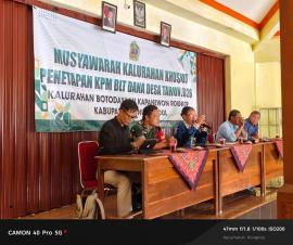 Bersama Bamuskal dan Lembaga Desa, Botodayaan Tetapkan Penerima BLT DD 2026