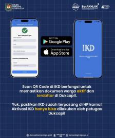 Aktivasi IKD Hanya Dilayani Petugas Dukcapil