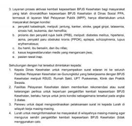 Reaktivasi BPJS Dibatasi, Lurah Diminta Sosialisasikan ke Masyarakat