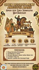 Omah Seni Loka Nawasena Botodayaan Buka Rekrutmen Anggota Baru