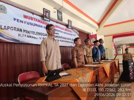 Botodayaan Susun RKPKal 2027 dan Sampaikan Laporan Akhir Jabatan Lurah