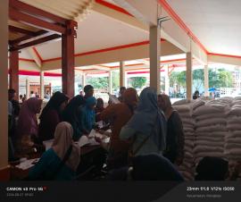 Penerimaan Bantuan Pangan Kalurahan Botodayaan, 1.305 PBP Menerima Bantuan